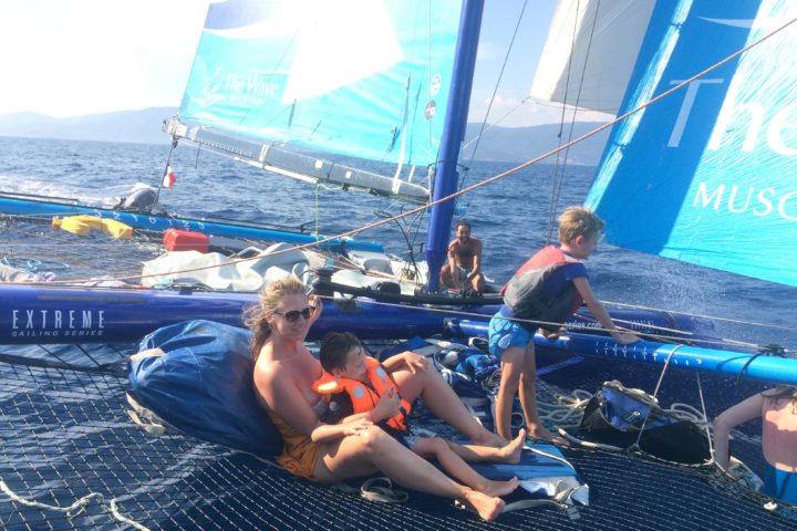 balade en mer Cavalaire Port-Cros Porquerolles cote d'azur Saint Tropez catamaran